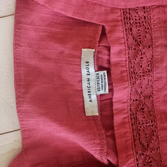 American Eagle Long Sleeve Crop Top - Picture 4 of 5